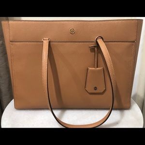 Tory Burch Robinson Cardamom tote bag